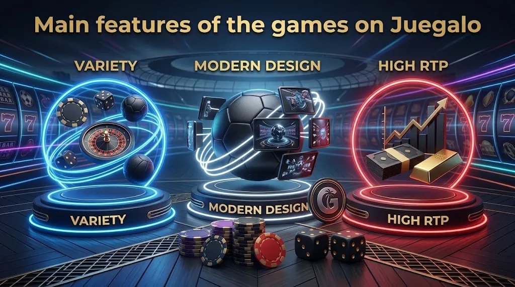 Main features of the games on Juegalo